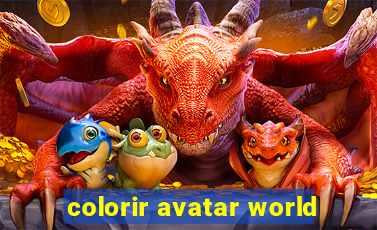 colorir avatar world